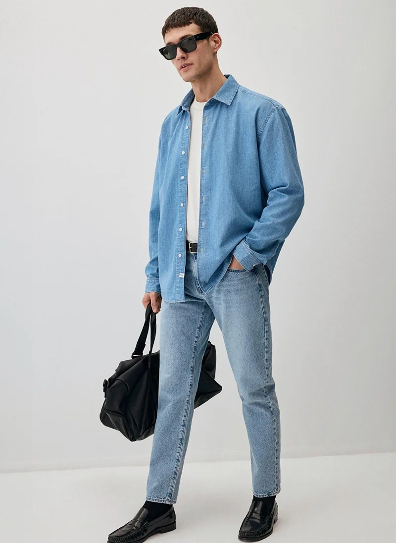 مافي London Light Premium Blue Jean Pants